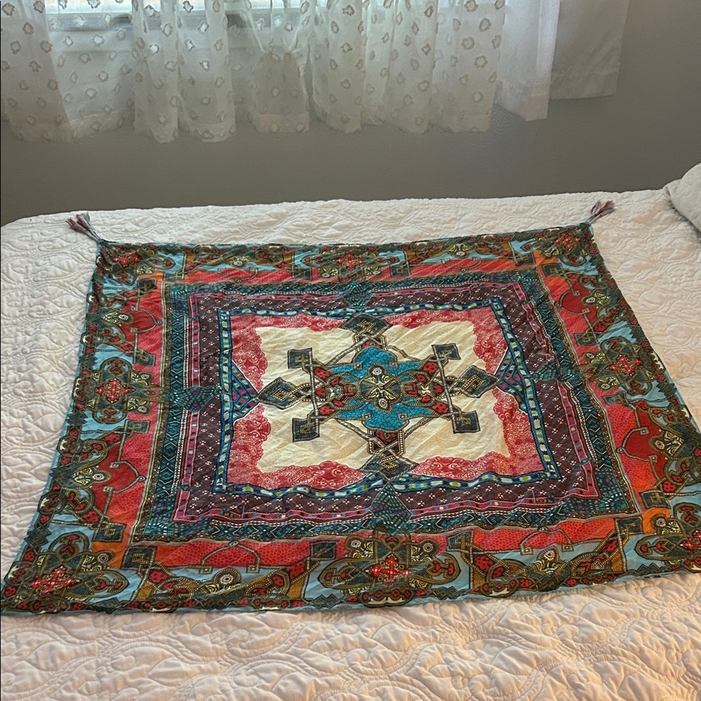 Johnny Was silk scarf